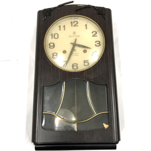 愛知時計 Special Eight 60Day 振り子時計 壁掛け時計 ゼンマイ時計 巻掛時計 アナログ時計 昭和レトロ QD062-46