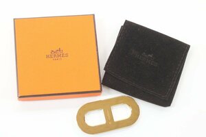 HERMES エルメス シェーヌダンクル バイカラー コンビカラー スカーフリング ペンダントトップ アクセサリー 1203-A