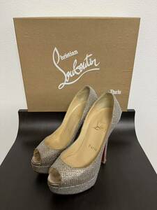 【早い者勝ち】 Christian Louboutin クリスチャンルブタン パンプス ヒール ハイヒール ベージュ 美品 中古 34 21cm