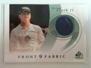 送料込FRONT9FABRIC Michael Clark Ⅱ ゴルフ シャツカード