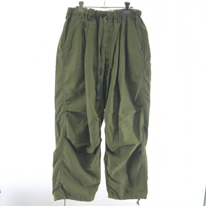 【中古】COOTIE PRODUCTIONS 22SS Back Satin Error Fit Utility Eazy Pants サイズM オリーブ ▲使用感有り[240017646630]