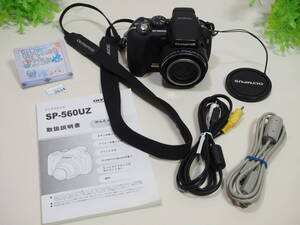 ◆カメラ2634_P6◆ デジカメ　SP-560UZ　使用感少なめの美品 （xDピクチャーカードは付属しません） OLYMPUS オリンパス Used ～iiitomo～