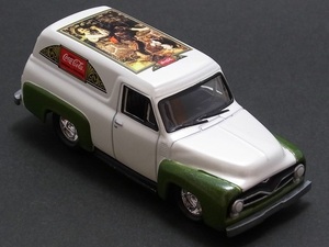 ★★★日曜夜★ルース★1955 FORD PANEL VAN★COCA-COLA DIE-CAST VINTAGE COLLECTOR