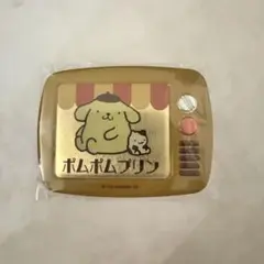 サンリオ テレビ型缶バッチ ポムポムプリン