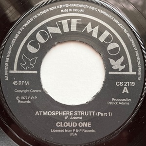 【試聴 7inch】Cloud One / Atmosphere Strutt 7インチ 45 muro koco フリーソウル Patrick Adams Peter Brown