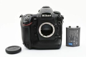 実用動作品 Nikon D4 Body AF SLR Digital Camera ボディ AFデジタル一眼レフカメラ / ニコン F Mount フルサイズ ※一部訳有 #3308