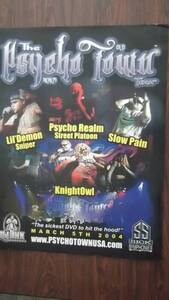 ☆THE PSYCHOTOWN TOURのポスタ－！