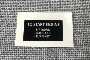 ポルシェ start engine ステッカー 911 914 4本スポークステアリングホイール ヴィンテージ porsche 996 991 992 718 356 930 964 (4