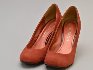 ダイアナ DIANA パンプス 23 1/2サイズ レッド系 レディース F-LSHOE4801