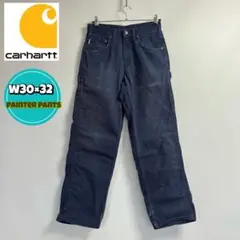 Carhartt ペインターパンツ　ネイビー　W30 ワークパンツ　革タグ