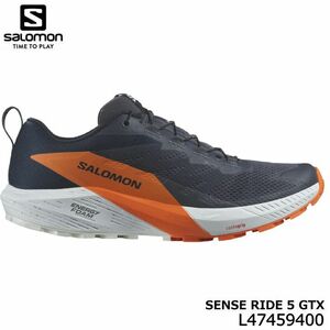 サロモン L47459400 SENSE RIDE 5 GTX トレイルランニングシューズ メンズ センスライド 5 ゴアテックス 26.0cm 即納