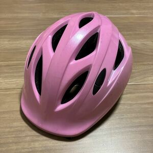 レア 即決中古 しまじろうストア購入 みみりん 自転車用 ヘルメット キッズ ジュニア SGマーク付き サイズ 50-54cm ピンク 女の子 子供用