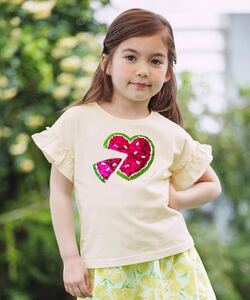 ☆any FAM KIDS☆エニィファムキッズ☆ミラクルスパンコールTシャツ☆アイボリー140cm☆メゾピアノ☆ブランシェス☆アプレレクール☆