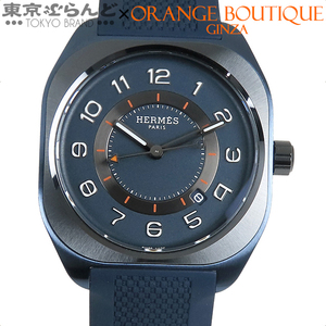 101755489 エルメス HERMES H08 XL SP1.744 ネイビー チタン ラバー エクストララージ Ti 箱付き 腕時計 メンズ 自動巻 展示未使用