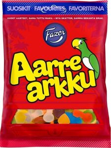 Fazer Aarrearkku ファッツエル 宝箱 アーレアック グミ 280g × 10袋セット フィンランドのお菓子です