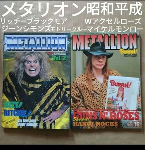 METALLION Vol.2 Vol.16 オジーオズボーン　アクセルローズ　ガンズ・アンド・ローゼズ　マイケル・モンロー