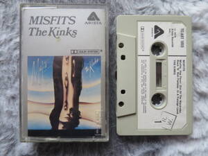 【カセットテープ】The Kinks「Misfits」、キンクス