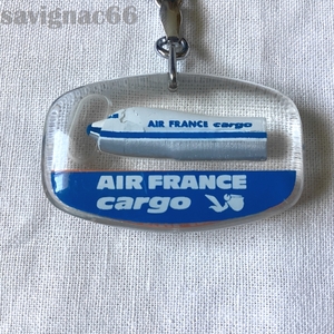 60年代 フレンチキーホルダー ブルボン AIR FRANCE SUPER PELICAN ペリカン ボーイング747 ★60s エールフランス エアライン 航空機 グッズ