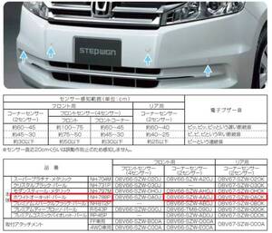 ■ステップワゴン スパーダ(RK)純正 コーナーセンサー FRセットA