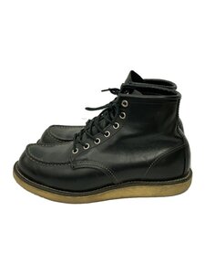 RED WING◆ブーツ/US7.5/BLK/レザー/8179