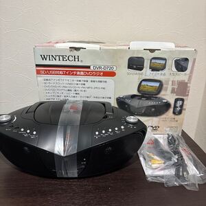 WINTECH 7インチ液晶DVDラジオ DVR-D720 CD CPRM対応 未使用品 オーディオ機器 ラジオ