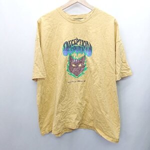 ◇ kutir クティール 半袖 Tシャツ サイズM マスタード系 メンズ E