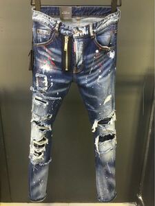 新品 Dsquared2 サイズ54 ディースクエアード ジーパン Gパン パンツ ボトムス デニム ジーンズ