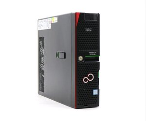 富士通 PRIMERGY TX1320 M3 Xeon E3-1220 v6 3GHz 16GB 500GBx2台(SATA2.5インチ/RAID1構成) DVD-ROM PRAID EP400i