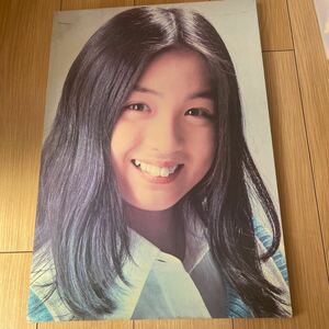 香坂みゆき　木製パネル　約縦58㎝横40㎝　中古品