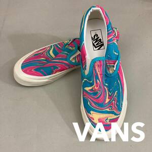 【新品未使用】バンズ VANS スリッポン エラ ERA クラシック アナハイムファクトリー 2022 US企画 レアモデル マーブル ブルー 26.5cm @★