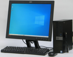 DELL Optiplex 5050-7600SF ■ 20インチ 液晶セット i5-7600/4G/500G/DVDマルチ/Windows 10 デスクトップ