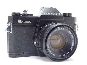 ★ハローカメラ★1円スタート★4469 トプコン UNIREX B.68102052 UV TOPCOR 50mm F2 L.68108192 【難有 動作品】 現状 TOPCON