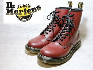 【新品同様】Dr.MARTENS ドクターマーチン 上質 8ホール ブーツ ボルドー UK6（約24.5cm）メンズ