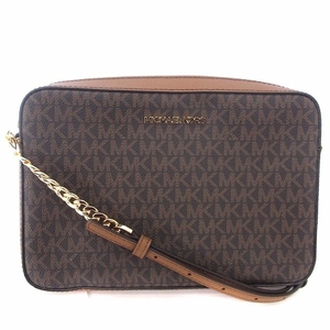 未使用品 マイケルコース MICHAEL KORS タグ付き JET SET ITEM LG EW CROSSBODY 35F8GTTC3B ショルダーバッグ クロスボディ チェーン ロゴ