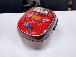 RC-10VRL-RS 東芝 TOSHIBA 真空IH炊飯ジャー 炊飯器 (5.5合炊き)　2017年製 通電確認済み 動作品 割れ凹みあり（ス056）