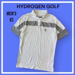 HYDROGEN GOLF ハイドロゲンゴルフ 半袖ポロシャツ ホワイト XS