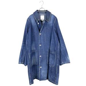 【30％OFF】VISVIM(ビズビム) GREASE MONKEY COAT DRY DENIM 19SS (indigo)