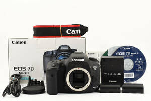 3746 【良品】 Canon EOS 7D Mark II 20.2MP Digital SLR Camera Black キヤノン デジタル一眼レフカメラ 0531