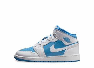 Nike GS Air Jordan 1 Mid SE "White/Legend Blue" 22.5cm FZ3933-114