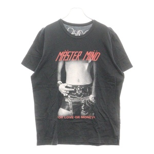 mastermind JAPAN マスターマインドジャパン THATER8 Tee シアター8 グラフィックプリント半袖Tシャツ ブラック R8M-TS81-031