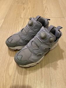 Reebok リーボック インスタポンプフューリー PUMP FURY グレー　USA5 23.5cm レディース　スニーカー　スリッポン