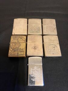 ZIPPO オイルライター 喫煙具7個セットまとめて売り