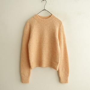 【美品/23AW/定価7万】ドリスヴァンノッテン DRIES VAN NOTEN *TEXAS7713 W.K SWEATER PEACH*Sアルパカ毛(2-2411-524)【91L42】