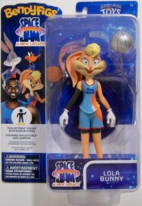 スペースプレイヤーズ ローラバニー ベンダブル フィギュア スペースジャム ルーニーテューンズ レイカーズ NBA SPACE JAM