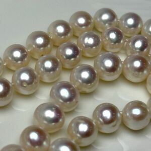 花珠級本真珠ネックレス9mm 42cm パールネックレス jewelry ジュエリー pearl