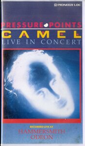 H00023156/VHSビデオ/キャメル (CAMEL)「Pressure Points - Camel Live In Concert (1989年・HM037-3345・プログレ・アートロック)」