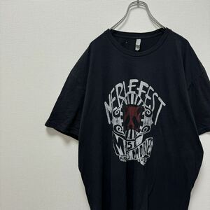 タヌキ　アニマル柄　古着　Tシャツ　NextLevelApparel