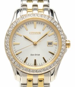 シチズン 腕時計 E011-S094470 Eco-Drive ソーラー ホワイト レディース CITIZEN