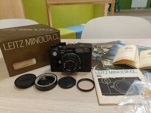 【現状品/シャッターOK】 Leitz Minolta ライツミノルタ CL M-ROKKOR-QF 1:2 40mm フィルムカメラ レンジファインダー