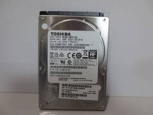 ★ 59時間/70回 ★ TOSHIBA 内蔵HDD 2.5インチ 1TB MQ01ABD100 ★